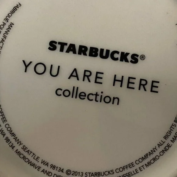 Starbucks 2013 You Are Here Collection Coffee Mug Portland 14 Oz - Picture 3 of 3